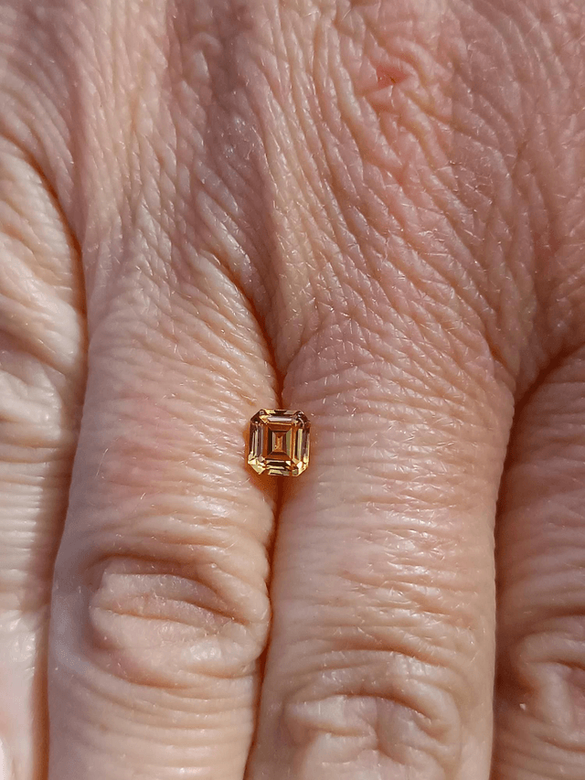 Zircon Jaune du Sri Lanka Taille Octogonale 0,75 carat